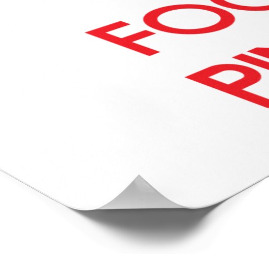 Keep Calm and focus on Ping Pong Poster (Ecke)