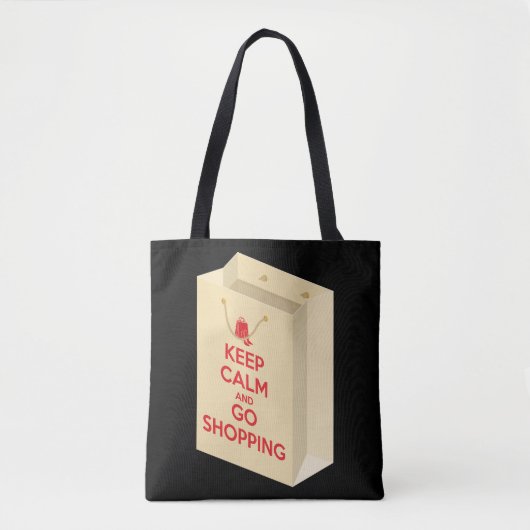 Keep Calm and Go Shopping (bag1) Tasche (Vorderseite)