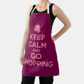 Keep Calm and Go Shopping Schürze (InSitu)
