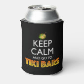 Keep Calm And Go To Tiki Bars Dosenkühler (Kanne Rückseite)