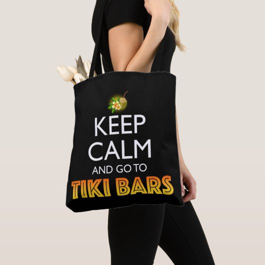 Keep Calm And Go To Tiki Bars Tasche (Von Nahem)