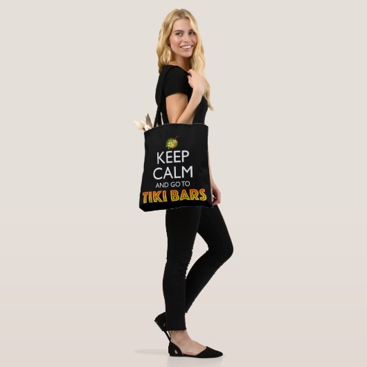 Keep Calm And Go To Tiki Bars Tasche (Am Model)