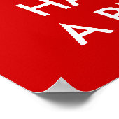 Keep Calm and Have Beer Funny Poster (Ecke)