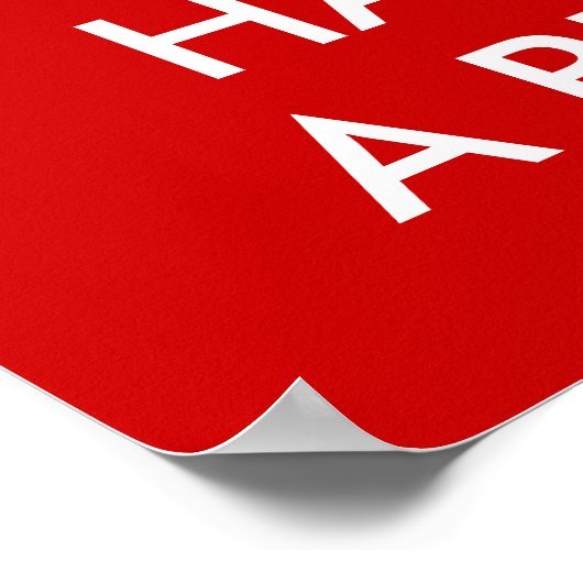 Keep Calm and Have Beer Funny Poster (Ecke)