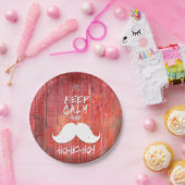 Keep calm and Ho-Ho-ho Pappteller (Party)