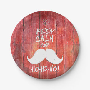 Keep calm and Ho-Ho-ho Pappteller