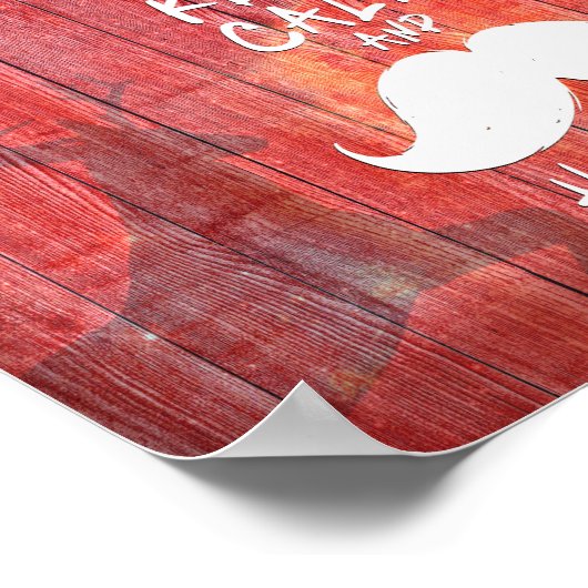 Keep calm and Ho-Ho-ho Poster (Ecke)