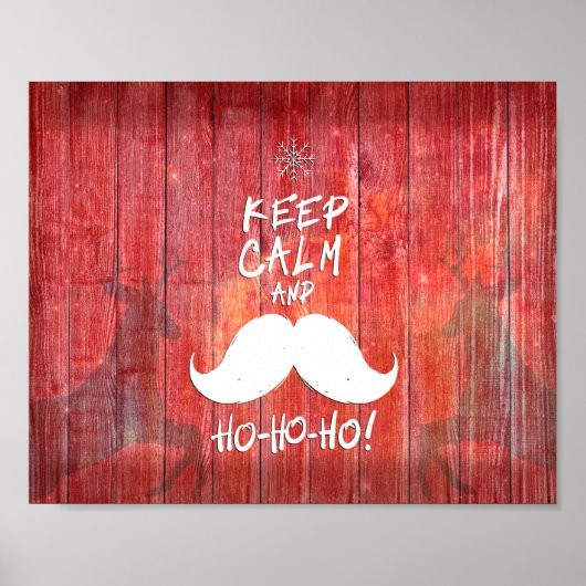 Keep calm and Ho-Ho-ho Poster (Vorne)