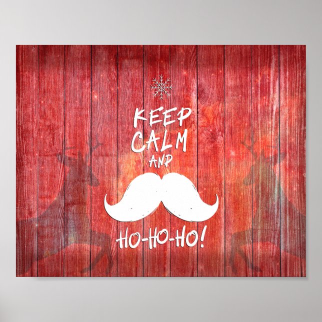 Keep calm and Ho-Ho-ho Poster (Vorne)