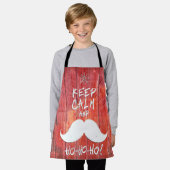 Keep calm and Ho-Ho-ho Schürze (Getragen)