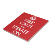 Keep calm and iterate on fliese (Seite)