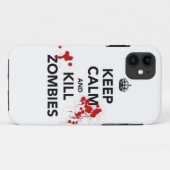 keep calm and kill zombies Case-Mate iPhone hülle (Rückseite (Horizontal))