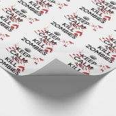 Keep Calm and Kill Zombies Geschenkpapier (Ecke)