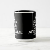 Keep Calm and Let add name handle it Big Tasse (Zentrum)