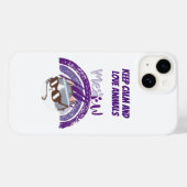keep calm and love animals phrase Case-Mate iPhone hülle (Rückseite (Horizontal))
