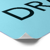 Keep Calm and Love Dragons fine art poster (Ecke)