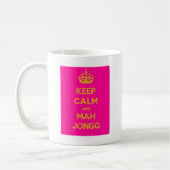 Keep-Calm-And-Mah-Jongg.pdf Kaffeetasse (Links)