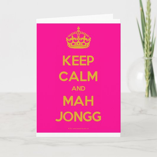 Keep-Calm-And-Mah-Jongg.pdf Karte (Vorderseite)