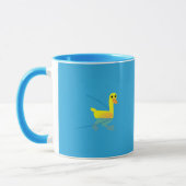 Keep Calm and Paddle On Cute Motivational Ducks Tasse (Links)
