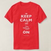 Keep Calm and Pasta On Chief Britt Rescigno T-Shirt (Design vorne)
