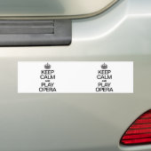 KEEP CALM AND PLAY OPERA AUTOAUFKLEBER (Auf Auto)