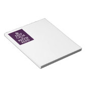 Keep Calm 'and' Profread (DNA) Notizblock (angewinkelt)