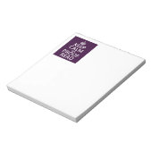 Keep Calm 'and' Profread (DNA) Notizblock (Rotiert)