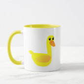 Keep Calm and Quack on Duck Humor Tasse (Links)
