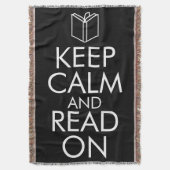 KEEP CALM AND READ ON DECKE (Vorderseite Vertikal)