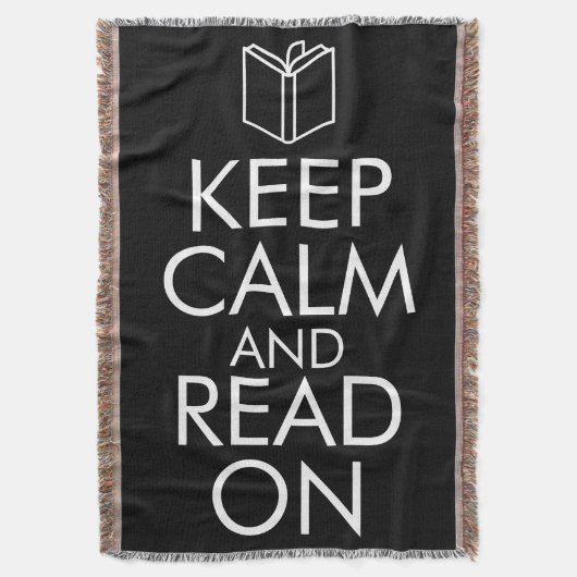KEEP CALM AND READ ON DECKE (Vorderseite Vertikal)