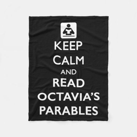 Keep Calm And Read Parables Fleecedecke (Vorderseite)