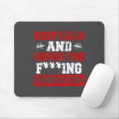 Keep Calm And Repair The Generator Video Game  Mousepad (Mit Mouse)