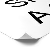 Keep Calm And Smoke A Cigar Poster (Ecke)