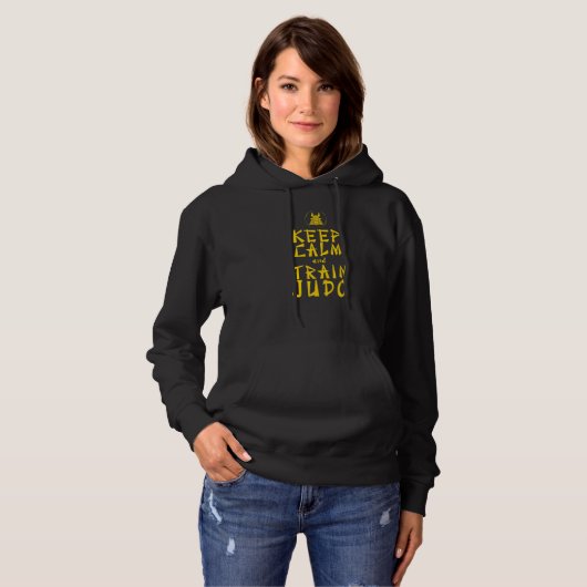 Keep Calm and Train Judo 1 Hoodie (Vorne ganz)