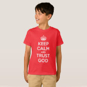 Keep Calm and Trust God T-Shirt (Vorne ganz)