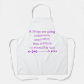 Keep Calm and Wait till next month Schürze (Vorderseite)