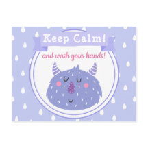 Keep Calm and wash your hands! Stop Corona Virus