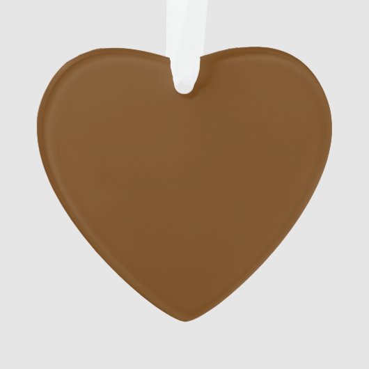 Keep Calm And Your Text on Brown Ornament (Rückseite)