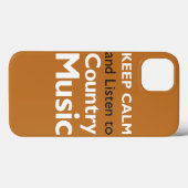 Keep Calm Country Case-Mate iPhone Hülle (Rückseite (Horizontal))