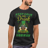 Keep Calm Drink Like Siobhan Irish St. Patrick's D T-Shirt (Vorderseite)