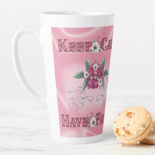Keep Calm Have Faith Milchtasse (Beispiel)
