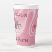 Keep Calm Have Faith Milchtasse (Vorderseite)