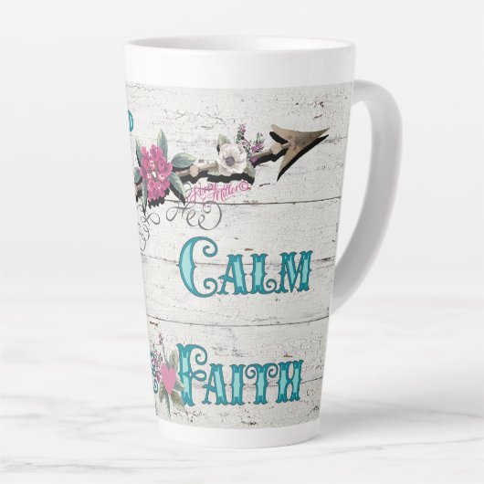 Keep Calm Have Faith Milchtasse (Rechte Ecke)