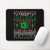 Keep Calm I Have A Spreadsheet For That Christmas  Mousepad (Mit Mouse)