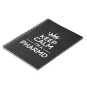 Keep Calm I’m a PharmD Funny Pharmacy Notizblock (Linke Seite)