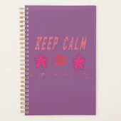 Keep Calm I’m A Social Worker Planer (Vorderseite)