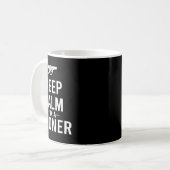 Keep Calm I'm A Gooner Jersey Kaffeetasse (Vorderseite Links)