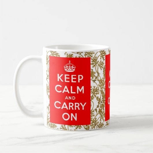 Keep Calm Kaffeetasse (Links)