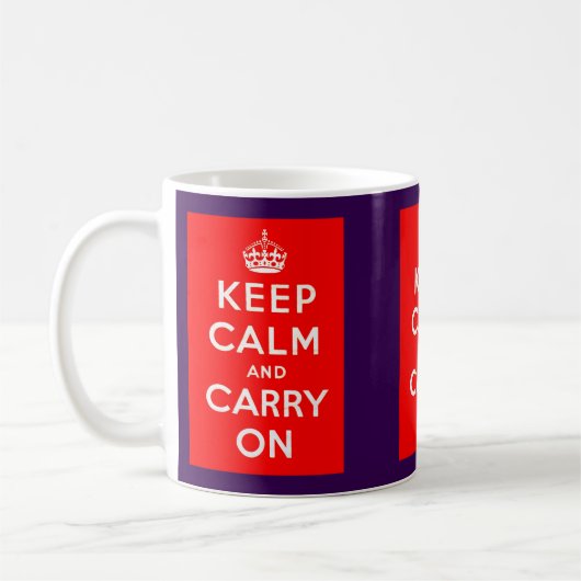 Keep Calm Kaffeetasse (Links)