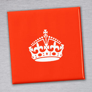 Keep Calm Krone Magnet